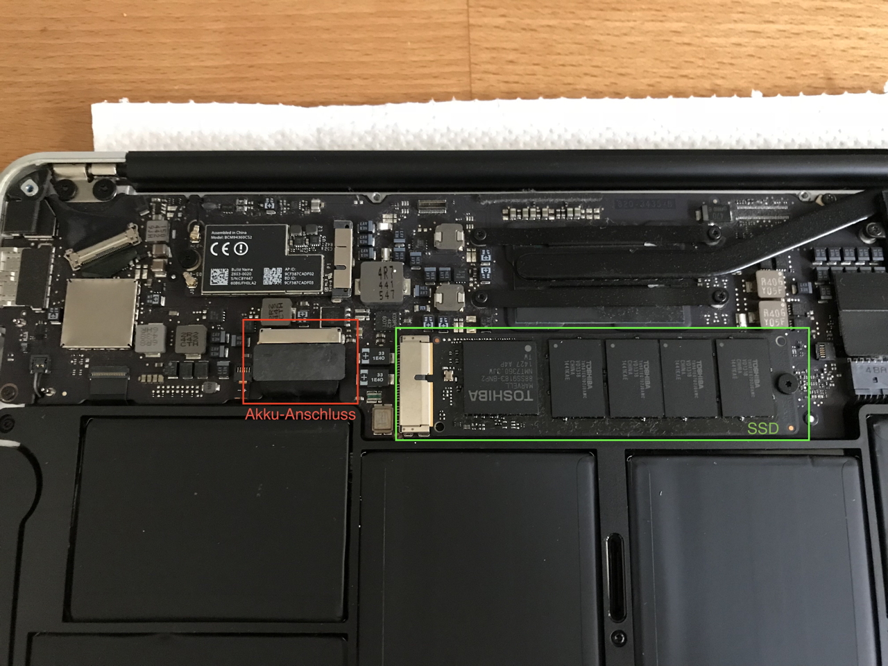 macbook air m1 akku tauschen